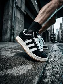 Adidas Campus Hi Og 女款運動鞋，輕量透氣緩震，日常休閒米色 HQ6638 - 黑白 - 查看 7