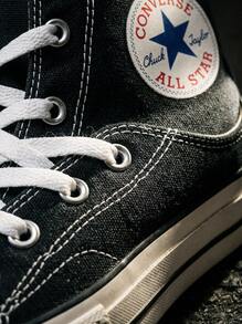 Converse Chuck Taylor All Star Hi Sneakers Casual Shoes High-Top Lace-Up Ankle Support Canvas Breathable Durable Classic Style Daily Street Gym Travel Unisex Black M9160 - black - View 6