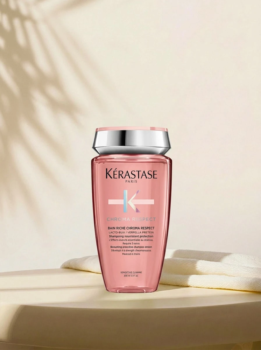 Kérastase Chroma Absolu Bain Riche Chroma Respect Shampoo 250 ml - للشعر المصبوغ متوسط إلى كثيف - مشاهدة 1