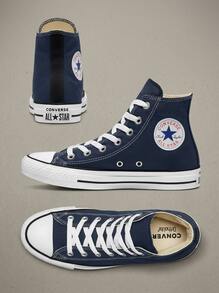 Converse Chuck Taylor All Star 女款高筒運動鞋 舒適柔軟休閒戶外穿著 黑色 M9622C - 海軍 - 查看 4