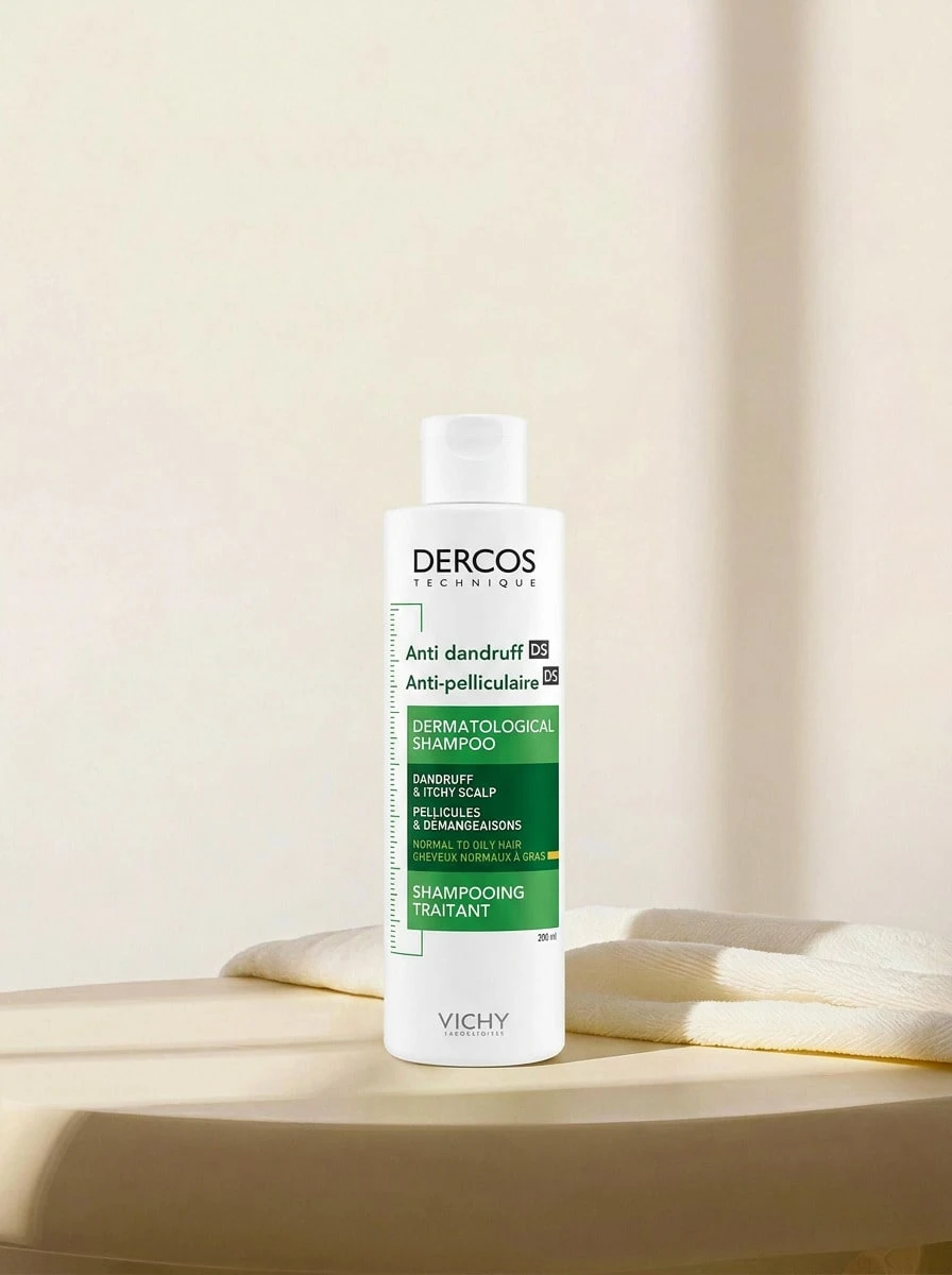 Vichy Dercos Anti Dandruff Shampoo For Normal To Oily Hair 200 Ml – Shampoo, Anti-Dandruff, For Oily Hair, Selenium DS, Suitable For Hair Washing Routine - Multicolor - View 1