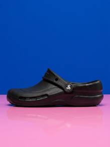 Crocs Giày lười Unisex thấm hút mồ hôi thoáng khí chống nắng chống gió giữ ấm đa năng logo trơn dễ giặt nhanh khô thể thao ngoài trời chạy bộ hàng ngày đi học nam nữ màu đen 10075-001 - đen - Xem 5
