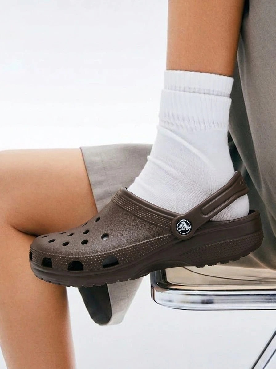 Classic Unisex Clog Coffee CR10001 COFF - Brown - View 1