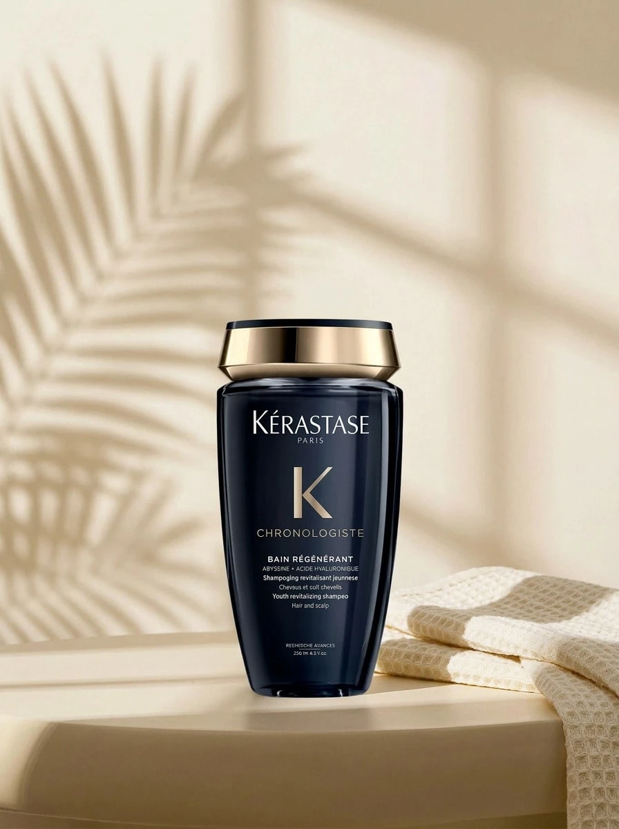 Kérastase Chronologiste Bain Régénérant Shampoo 250 Ml – Shampoo, Revitalizing, For Aging Hair, Luxurious Fragrance, Hyaluronic Acid, Suitable For Daily Hair Care - White - View 1