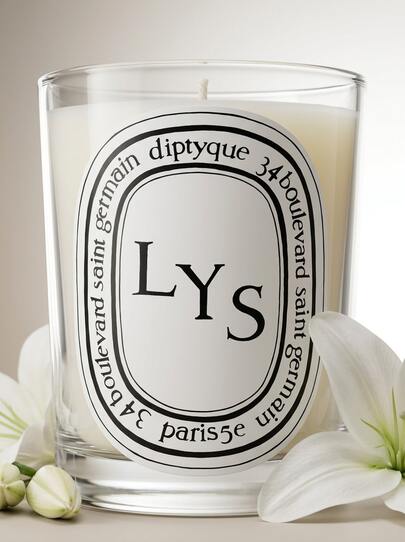 Diptyque LYS Scented Candle 6.5oz/190g – Scented Candle, Long 