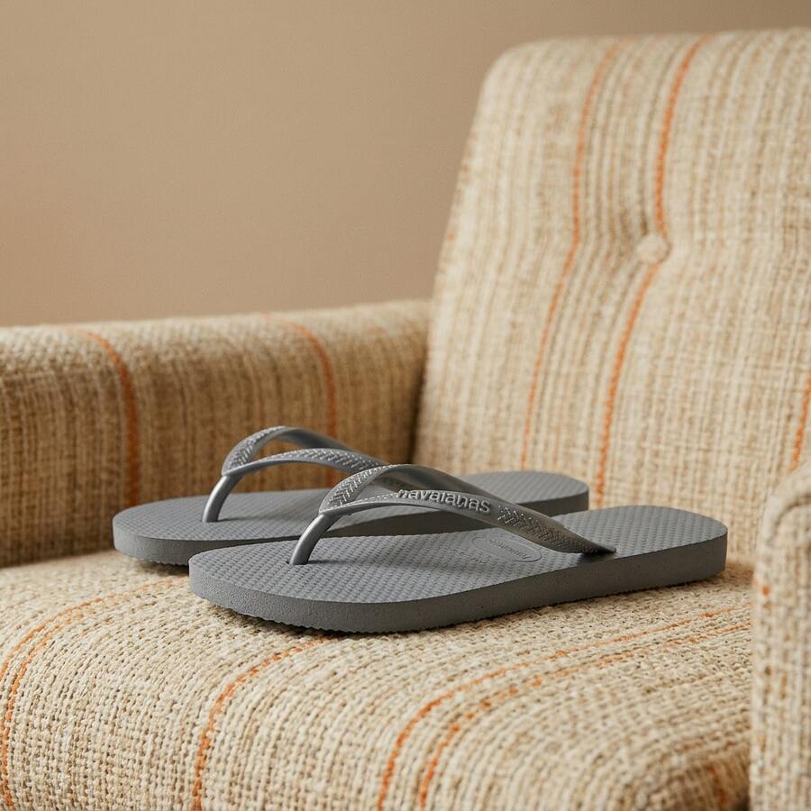 Havaianas 儿童纤薄人字拖鞋 钢灰色 4000030-5178 - 灰色 - 查看 1