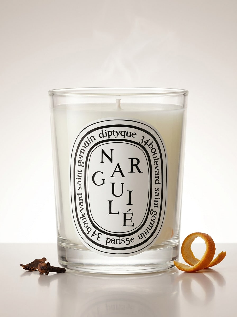 Diptyque Narguile Scented Candle 6.5oz/190g – Scented Candle, Long