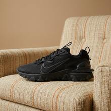 Nike أحذية رياضية كاجوال للرجال من ريأكت بلون أسود وأنثراسيت CD4373 - أسود/أسود/أنثراسيت/أنثراسيت - مشاهدة 1