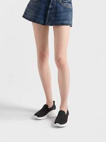 Skechers Slip-Ins: GO WALK Flex - Relish - 黑與白 - 查看 1
