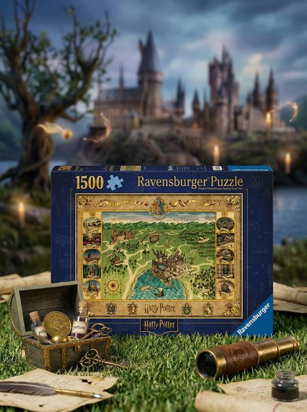Ravensburger خريطة هوجورتس 1500 بكسل