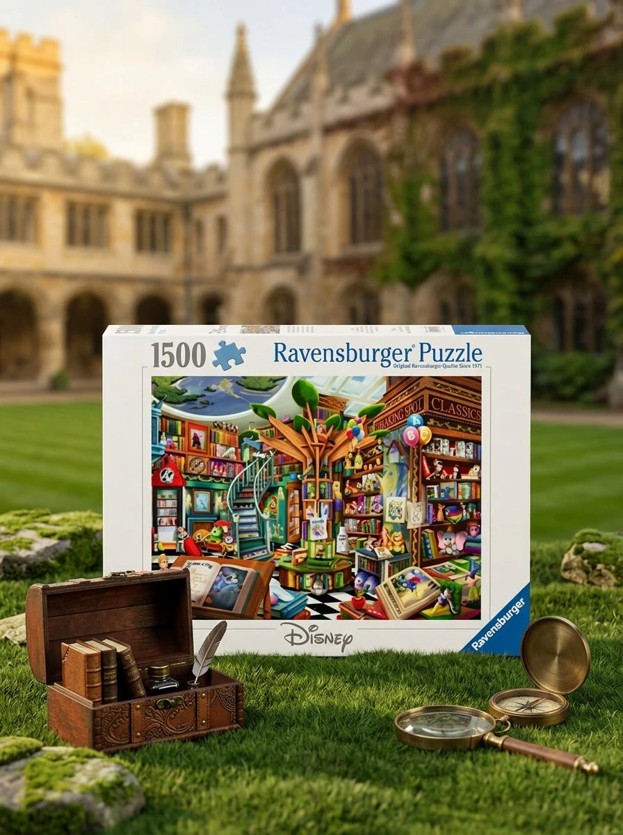 Ravensburger Disney Story Book 1500Pieces Adults Puzzles Age 12Years+ 12001582 - Multicolor - View 1