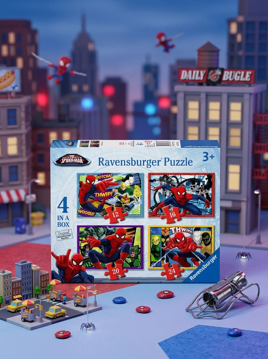 Ravensburger الرجل العنكبوت الخارق 12/16/20/24 صفحة - متعدد الألوان - مشاهدة 1