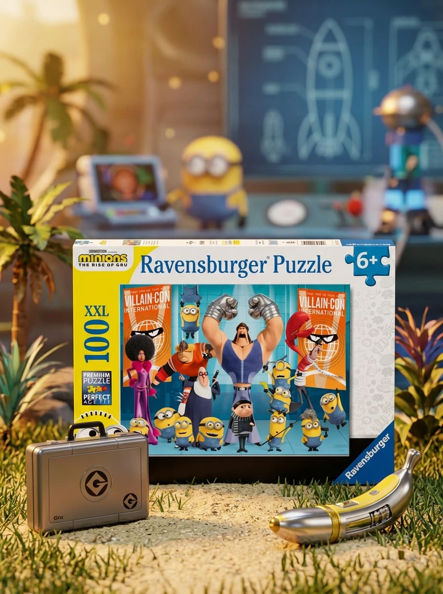 Ravensburger Gru And The Minions 100Pieces Jigsaw Puzzles Kids Age 6Years+ 12915 - Multicolor - View 1