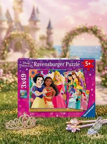 Ravensburger أميرات ديزني 3 * 49 قطعة - متعدد الألوان - مشاهدة 1