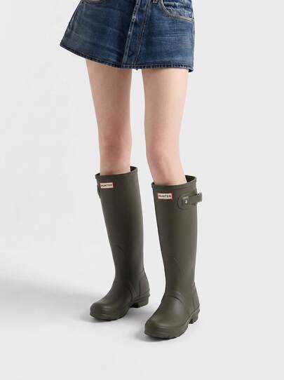 Hunter Original Tall Women's Rain Footwear Dark Olive WFT1000RMADOV
