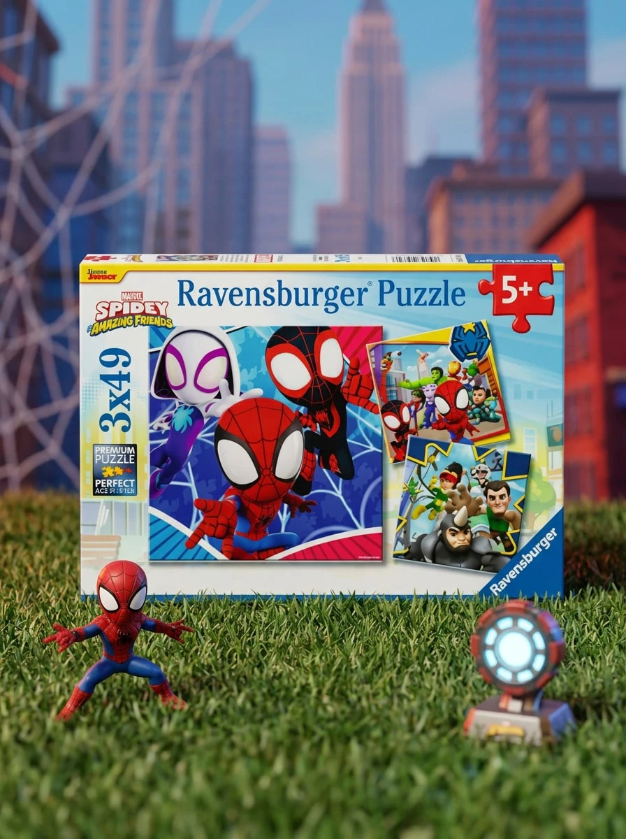 Ravensburger سبايدي 3x49 بنساً - متعدد الألوان - مشاهدة 1