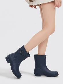 Hunter Women's High-Top Lace-Up Durable Casual Winter Commuting Blue WFS1000RMA-NVY - Navy Blue - View 1