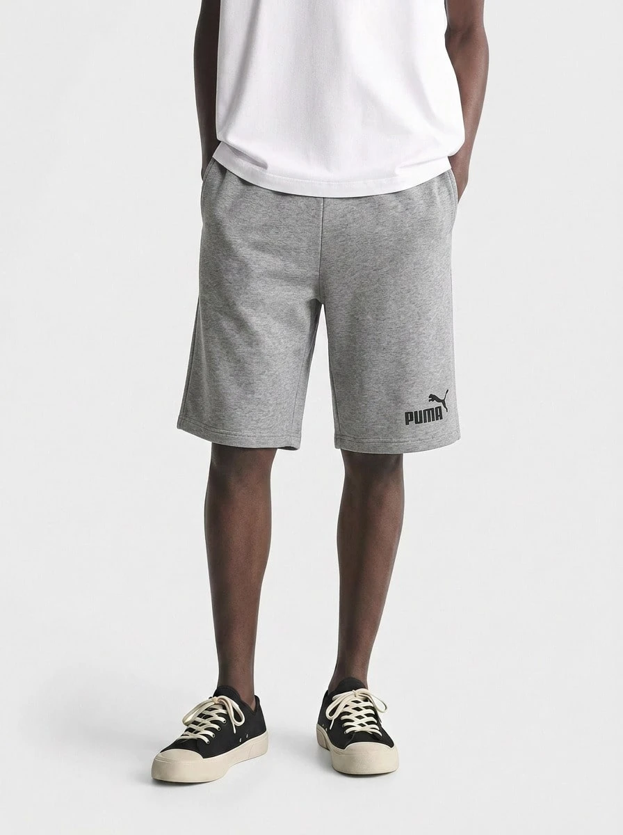 Puma Essentials Men's Shorts Grey - gris - Ver 1