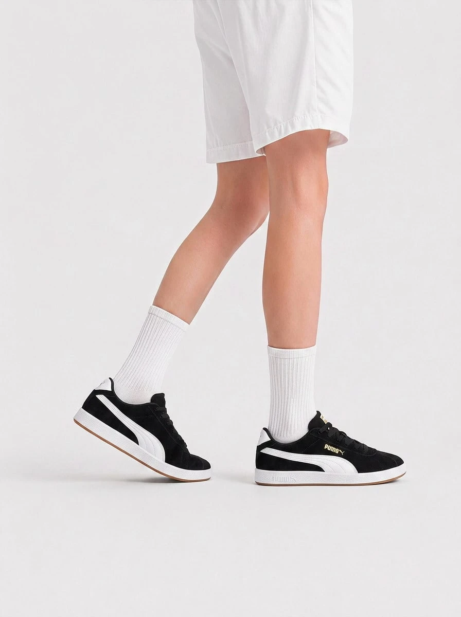 Puma Club II Unisex Sneakers 39744401 - 白色 黑色 - 查看 1