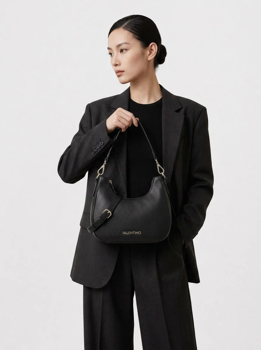 Valentino Bags Brxtn Women's Shoulder Bag Black - Black - View 1