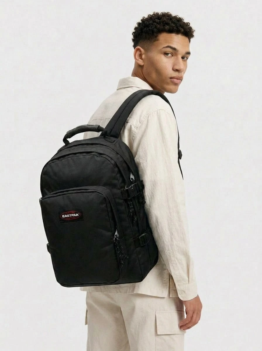 Eastpak 男士休闲户外时尚大容量拉链背包 - 黑色 - View 1