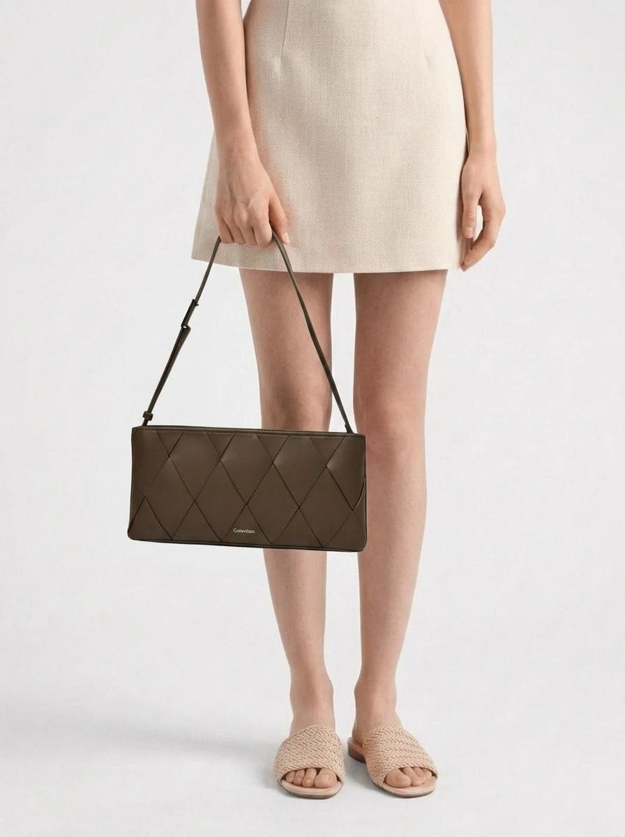 Calvin Klein Women's Shoulder Bag Brown - Teak - 查看 1