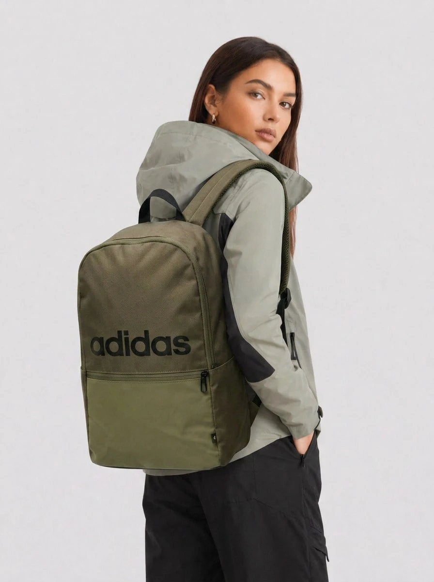 Adidas Classic Daily Women Backpack Olive Strata / Black - Olistr/Black - Ver 1