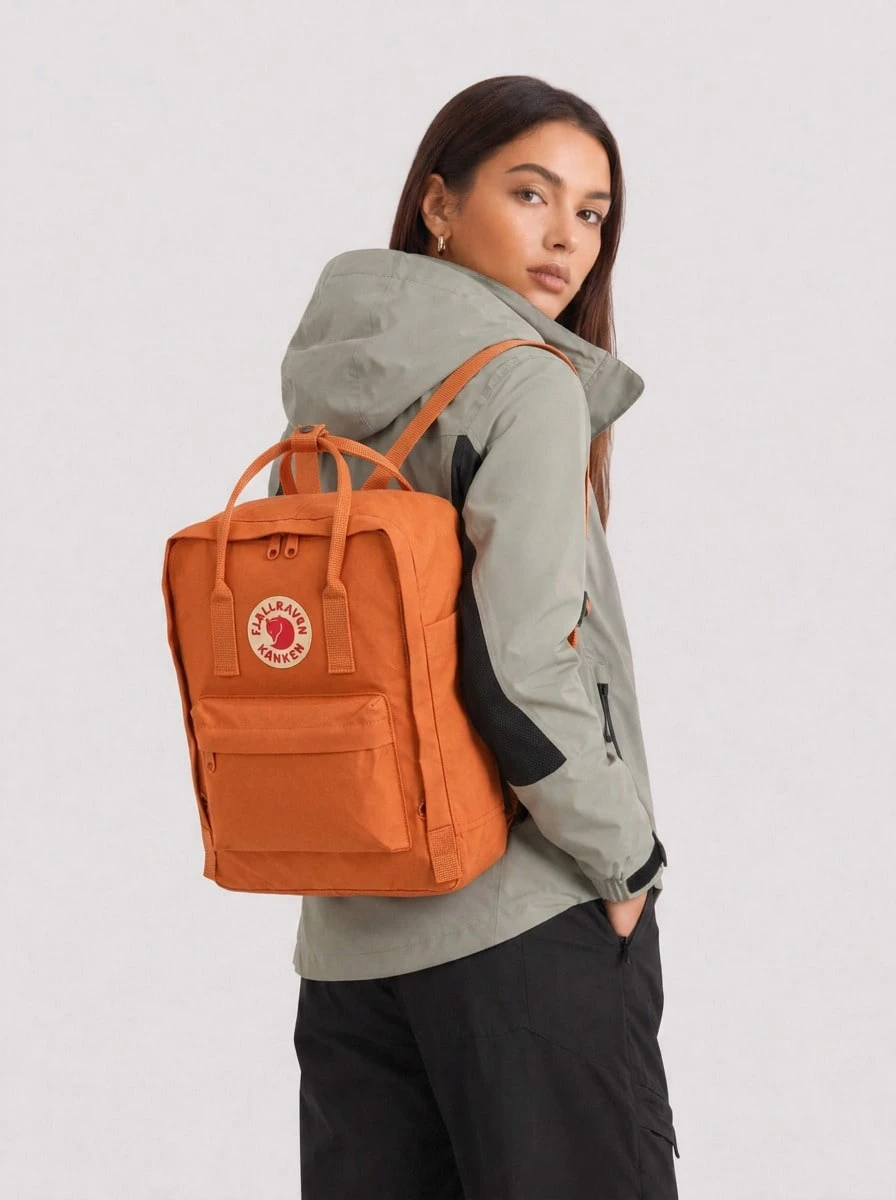 Fjallraven Kanken 16'' Backpack Sunstone Orange F23510 199, School Backpack - Sunstone Orange - View 1