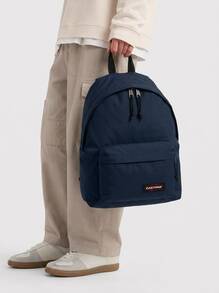 Men's Casual Outdoor Fashion Large Capacity Zipper Backpack - Navy Blue - View 1