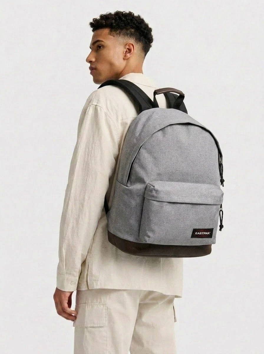 Eastpak 休闲多功能户外大容量男士时尚背包 - 灰色 - 查看 1