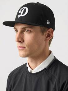 Los Angeles Dodgers LA D MLB Basic Men's Cap Black - 黑色 - 查看 1
