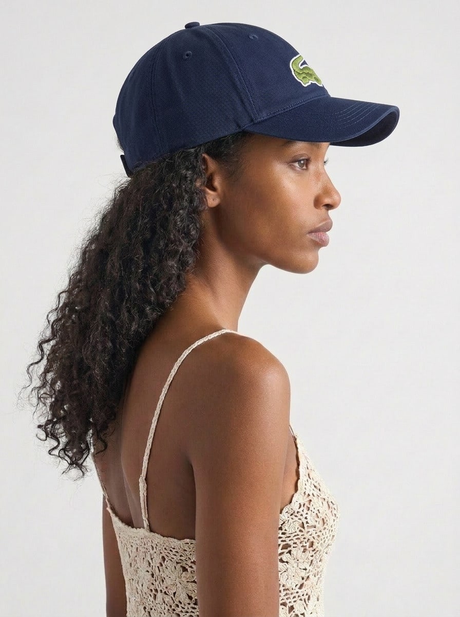 Lacoste Unisex Baseball Cap Black - Navy - 查看 1
