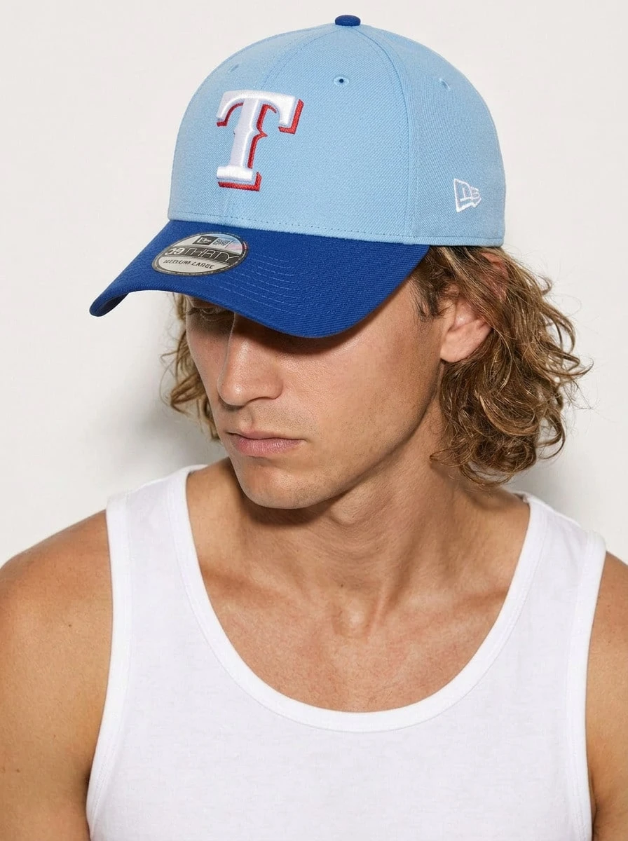 New Era Texas Rangers Alt. 2 Herrenkappe Blau - Blau - Übersicht 1