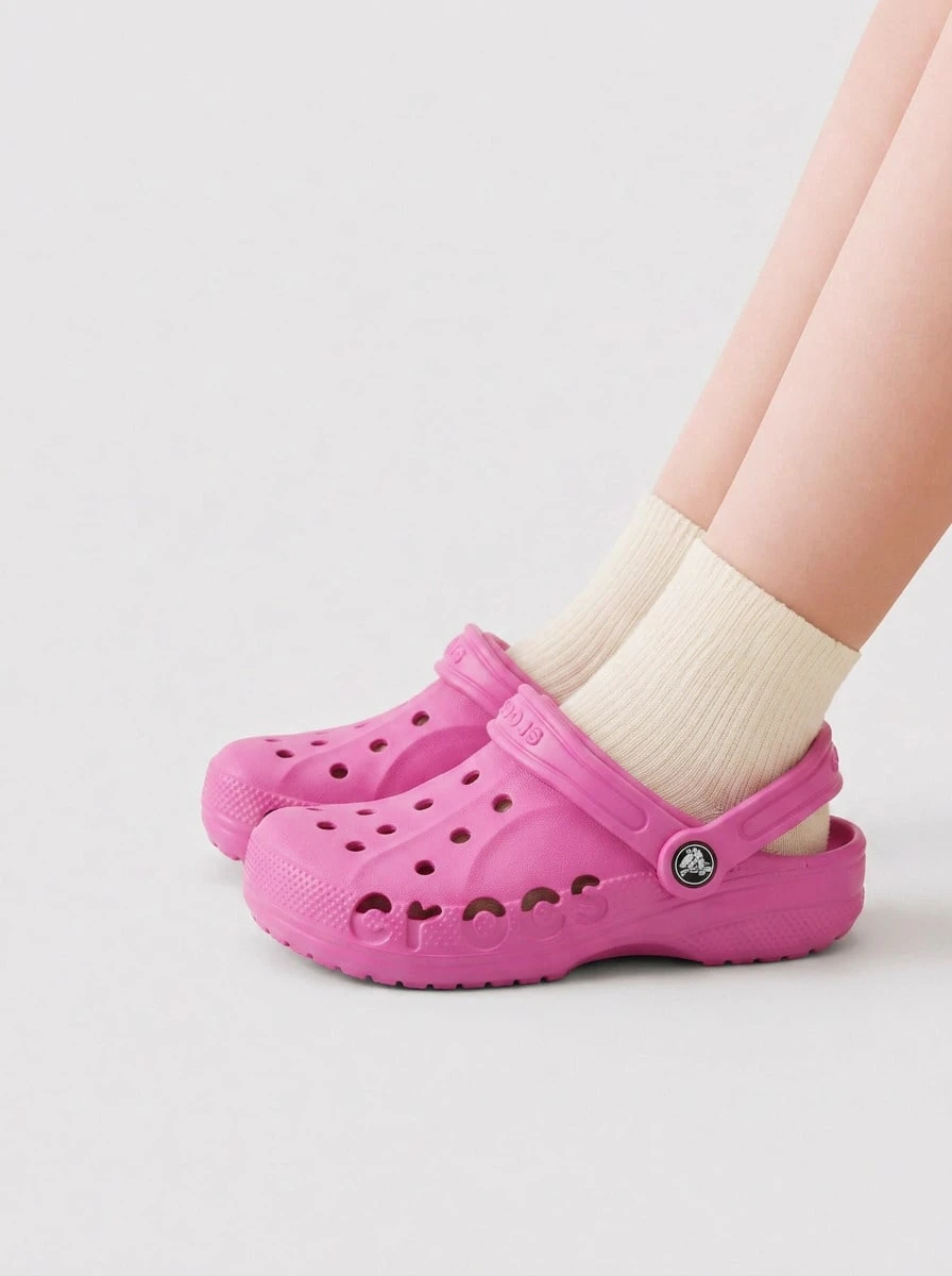 Crocs Baya Clog T EPk Kids - 粉色 - 查看 1