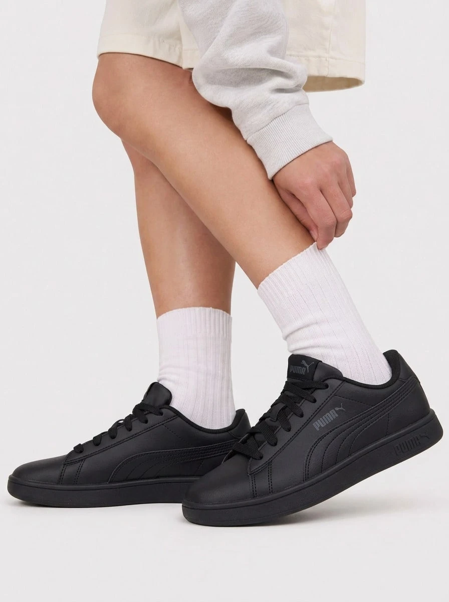 Puma Rickie Classic Kids Sneakers Black 394252 - 黑色 - 查看 1
