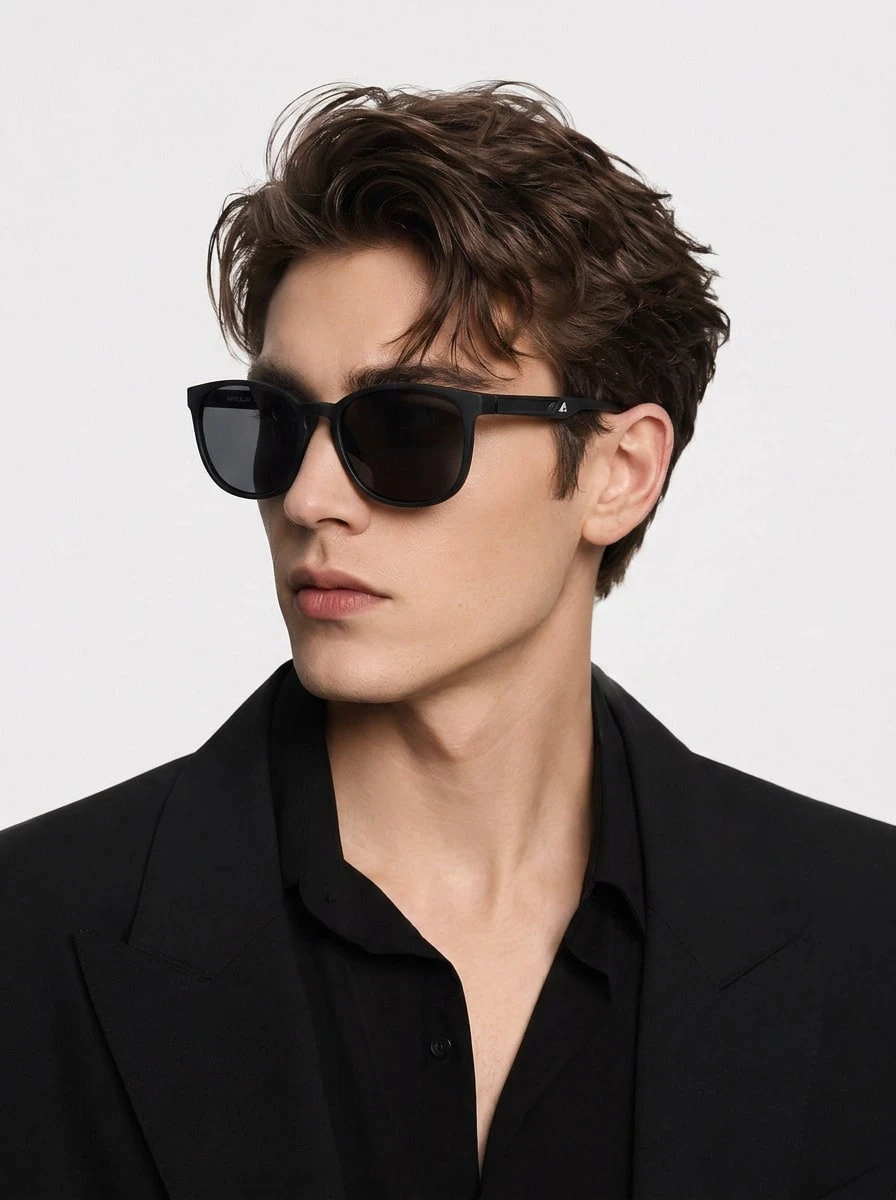 Adidas Sports Glasses Lightweight Stylish Classic Casual Daily Travel Black SP0036-02A - NEGRO MATE/AVI - Ver 1