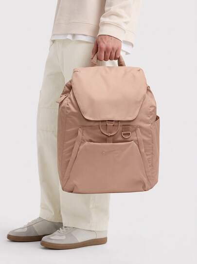 Nike Unisex Zippered Spacious Premium Travel Sports Shopping Khaki HV1194-200