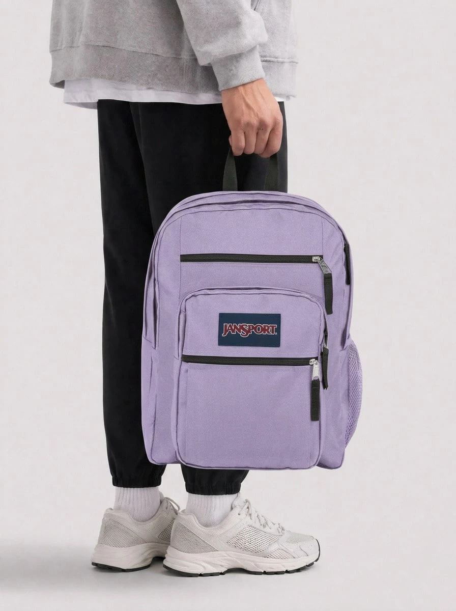 JanSport Big Student Unisex Backpack Pastel Liliac - Pastel Liliac - View 1