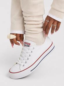 Converse Chuck Taylor All Star Hi Women's Casual Athletic Shoes Anti-Slip Lace-Up Heritage Training Travel Running White M7652C - Blanco óptico - Ver 1