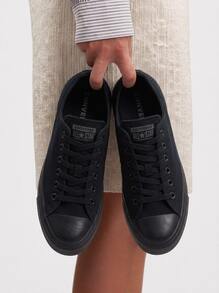 Converse Chuck Taylor All Star Ox Women's Shoes Black M5039C - Noir - Voir 1