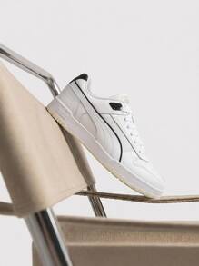 Puma RBD Game Low Men's Casual Sneakers White / Black / Team Gold 38637301 - White - View 1
