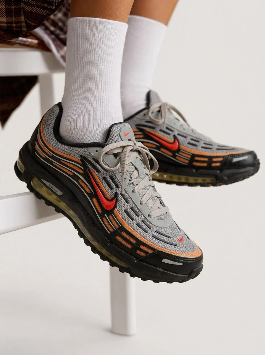 Nike Air Max TL 2.5 Unisex Sneakers College Grey FZ4110 - College Grey/Black/Bright Ceramic/Picante Red - View 1