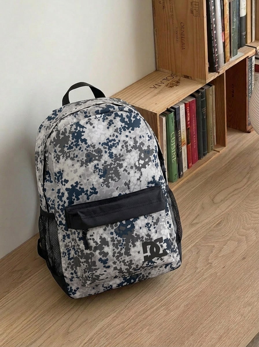 DC Shoes Backsider SSNL4 - Men Fashion Camo Print Backpack - Grey - View 1