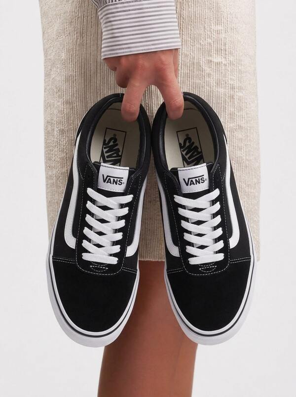 Vans Ward Women's Casual Athletic Shoes Snug Fit Padded Breathable Training Travel Running Black VN0A36EMC4R1