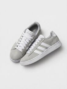 Adidas 大法院阿尔法 0 - 灰二/雲白/灰二 - 查看 1