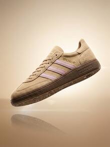Adidas Handball Spezial Hi Retro 女款運動鞋 透氣緩震舒適 日常健身穿搭 粉色 JI2651 - 砂岩/透明粉紅色 - 查看 1