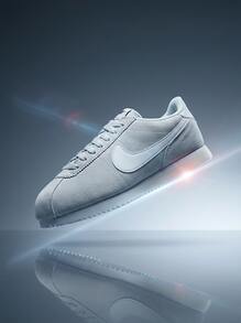 Nike Cortez Td Og 女款運動鞋 輕量透氣 百搭日常慢跑鞋 灰色 IB1857-001 - 淺灰色 - 查看 1