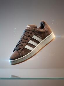 Adidas Campus Hi OG 女款運動鞋，輕量透氣緩震，日常休閒，藍色 JS2760 - 棕色 - 查看 1