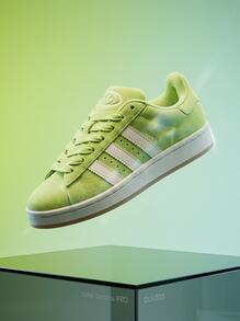 Adidas Campus Hi OG 女款運動鞋，輕量透氣緩震，日常休閒，粉色 JR3796 - 綠色 - 查看 1