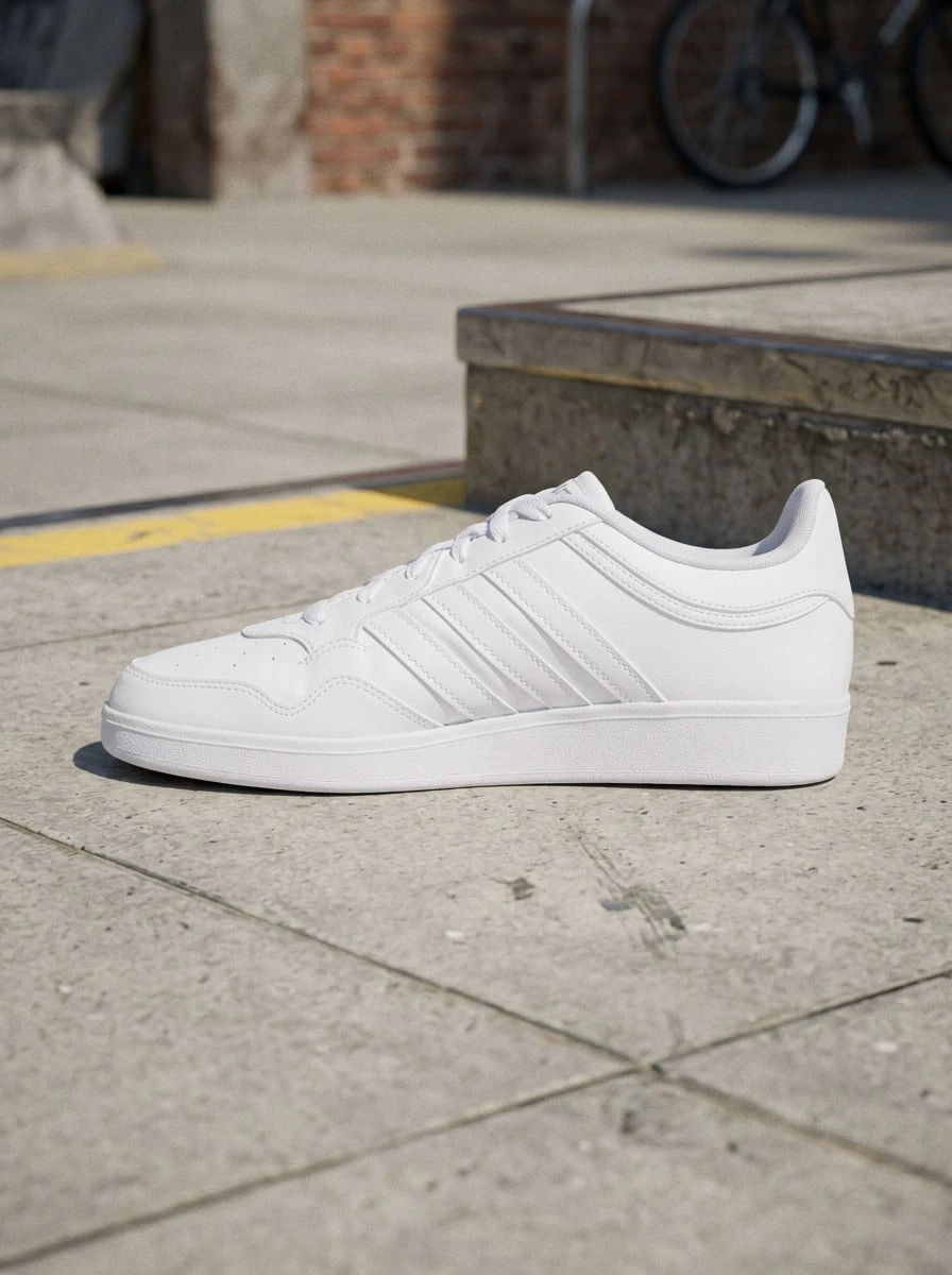 Adidas Hi Ps 女款運動鞋,輕量透氣,百搭日常跑步鞋,白色 JH6141 - 白色 - 查看 1